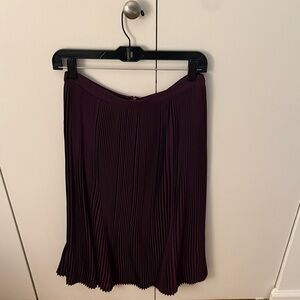 Calvin Klein Deep Purple A-Line Skirt